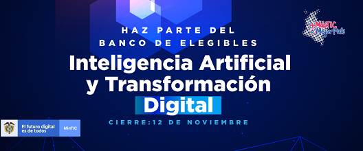 Cupos gratuitos para formación virtual en Inteligencia Artificial y transformación digital