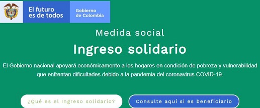 Ampliada cuarentena por Covid19  Pagan subsidios Otros 201 casos en Colombia 