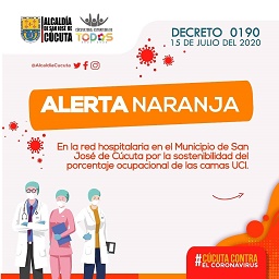 Medidas en Cúcuta durante prolongación de aislamiento en julio