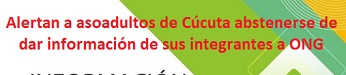 Alertan a las asociaciones de adultos mayores de Cúcuta