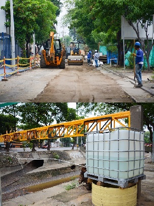 Continúan obras de alcantarillado en Canal Bogotá